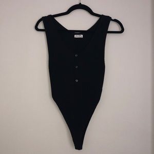 ThelinebyK Adrienne Black Bodysuit Size L
